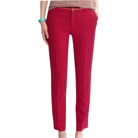 Banana Republic Pants & Jumpsuits Banana Republic Red Martin Fit